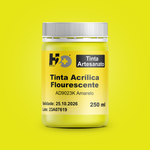 AD9023K Tinta Acrílica Fluorescente Amarelo Pote 250ml