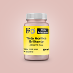 AD3027O Tinta Acrílica Brilhante Rosa Pote 100ml