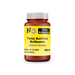 AD3031O Tinta Acrílica Brilhante Vermelha Pote 100ml
