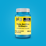 AD3035O Tinta Acrílica Brilhante Turquesa Pote 100ml