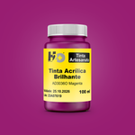 AD3036O Tinta Acrílica Brilhante Magenta Pote 100ml