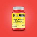AD3043O Tinta Acrílica Brilhante Vermelho Claro Pote 100ml