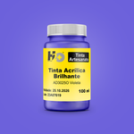 AD3025O Tinta Acrílica Brilhante Violeta Pote 100ml