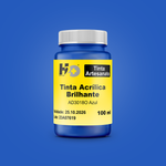 AD3018O Tinta Acrílica Brilhante Azul Pote 100ml
