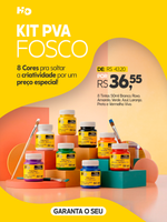 Kit PVA Fosco