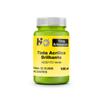 AD3017O Tinta Acrílica Brilhante Verde Pote 100ml