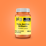 AD3008O Tinta Acrílica Brilhante Laranja Pote 100ml