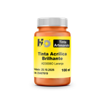 AD3008O Tinta Acrílica Brilhante Laranja Pote 100ml