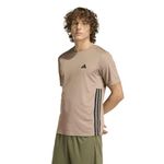 CAMISETA ADIDAS MASCULINA WORKOUT ESSENTIALS BASE TRÊS LISTRAS