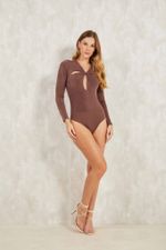 BODY DE MANGAS LONGAS COM TORCAO