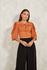 BLUSA CROPPED MANGA