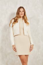 CASACO CROPPED COM FECHO DE ALAMAR