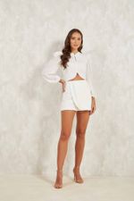 BLUSA CROPPED DECOTE CRUZADO