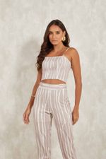 CROPPED COM DETALHE METAL ALCAS