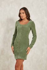 VESTIDO CURTO DECOTE U