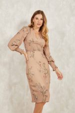 VESTIDO MIDI COM DETALHE