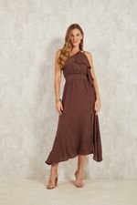 VESTIDO MIDI UM OMBRO SO