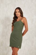 VESTIDO CURTO COM BUSTO DRAPEADO
