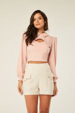BLUSA DECOTE FRONTAL