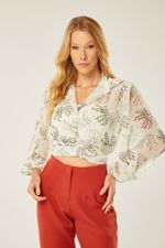 CAMISA COM CROPPED TORCAO