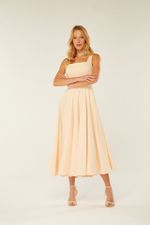 VESTIDO LONGUETE COM BARBATANA