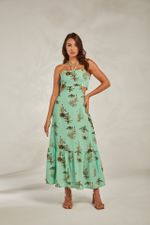VESTIDO MIDI VAZADO
