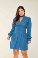 VESTIDO GOLA ALTA