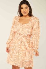 VESTIDO CURTO MANGA LONGA