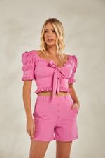 BLUSA BABADINHO NA BARRA