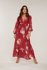 VESTIDO LONGO ARGOLA FORRADA