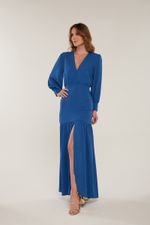VESTIDO LONGO MANGA LONGA