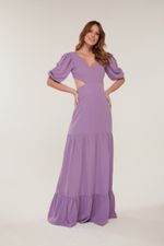 VESTIDO LONGO COM LAÇO