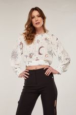 BLUSA RAGLAN COM PUNHO E BOTÃO
