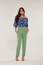 BLUSA OMBRO A OMBRO COM BABADO