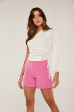 BLUSA OMBRO SÓ, AMARRAÇÃO 