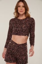CROPPED MANGA LONGA