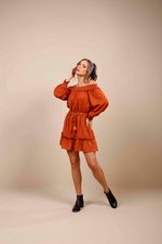 VESTIDO OMBRO A OMBRO LASTEX 