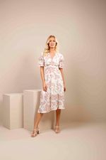 VESTIDO MIDI MANGA BUFANTE