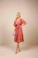 VESTIDO MID ELASTICO LARGO CINTURA