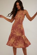 VESTIDO DE ALCINHAS COM BABADO 