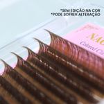 Cílios Marrom Nagaraku Clássico 0.07D - Volume Russo Mix 7 / 15