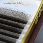 Cílios Marrom 5D W Decemars Curvatura D - Volume Egípcio