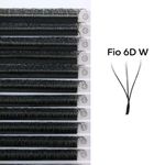 Cílios 6D W Decemars Curvatura D - Volume Egípcio