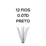 Cílios Tufos Real Love 12P Sem Nó