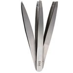 Kit 3 Pinça para Sobrancelhass Edel Solingen Pontas Reta - Fina - Diagonal