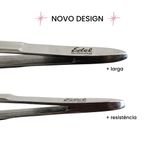 Kit 3 Pinça para Sobrancelhass Edel Solingen Ponta Fina Triangular