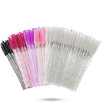 Escovinhas Descartáveis Cílios e Sobrancelhas Glitter - 50 unidades