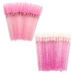 Kit Escovinhas + Aplicadores de Batom Rosa