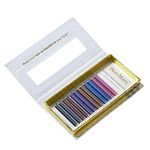 Cílios  Y Coloridos Decemars Curvatura D - Volume Brasileiro