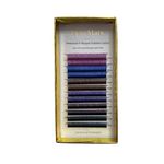 Cílios  Y Coloridos Decemars Curvatura D - Volume Brasileiro